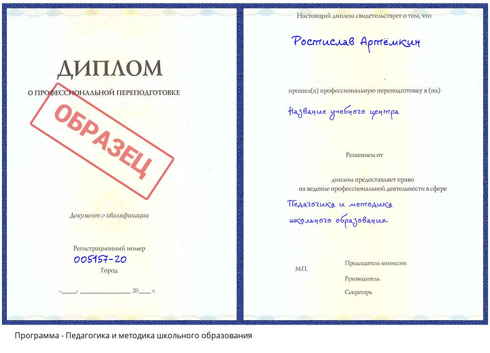 Педагогика и методика школьного образования Мурманск